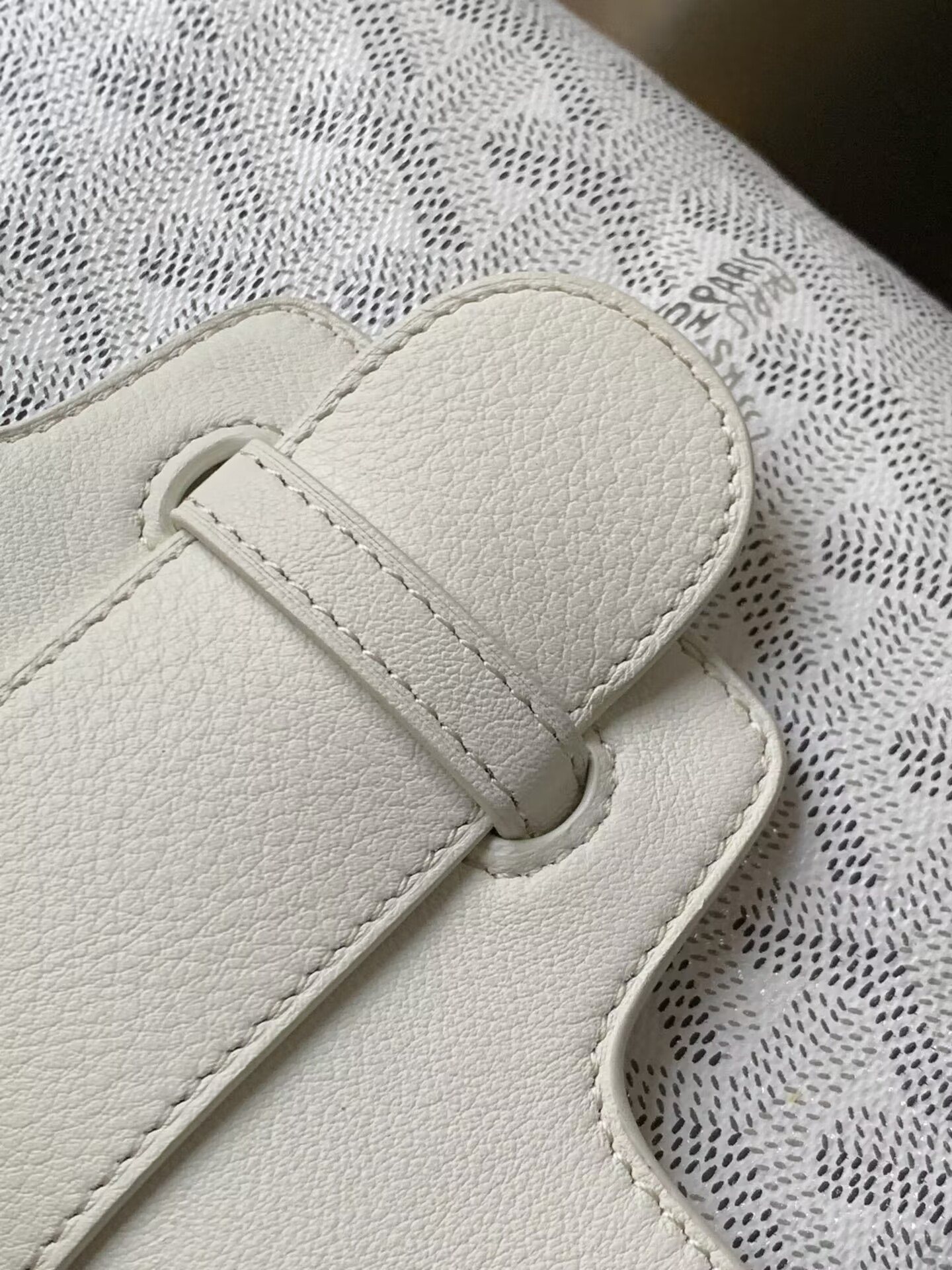 Go*ard white mini Go*ardine saigon souple 15x20x7cm