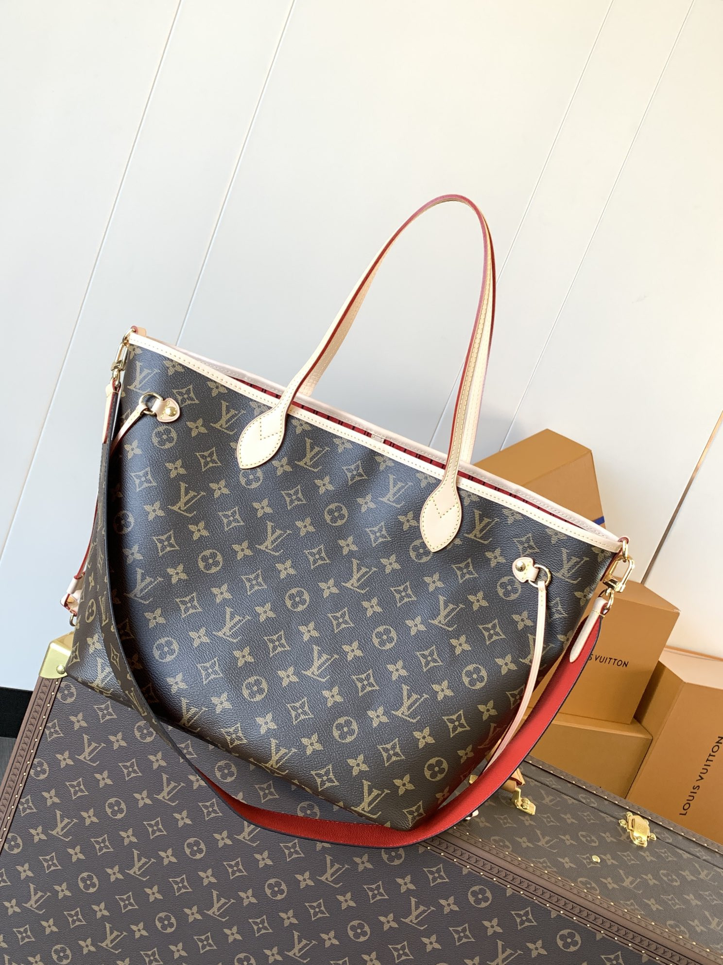 LV Neverfull MM M12096 Without Box 31x28x14cm