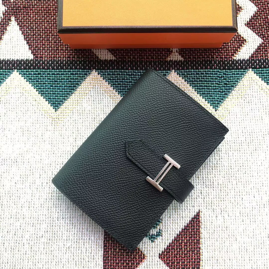 H**mes bearn wallet 11x8.5x2.5cm