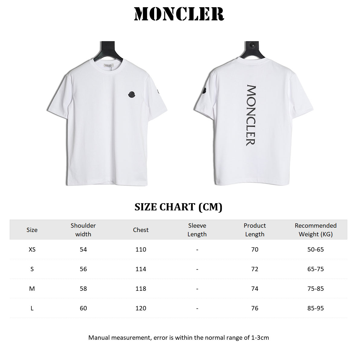 Moncler 25SS Short-sleeved T-shirt