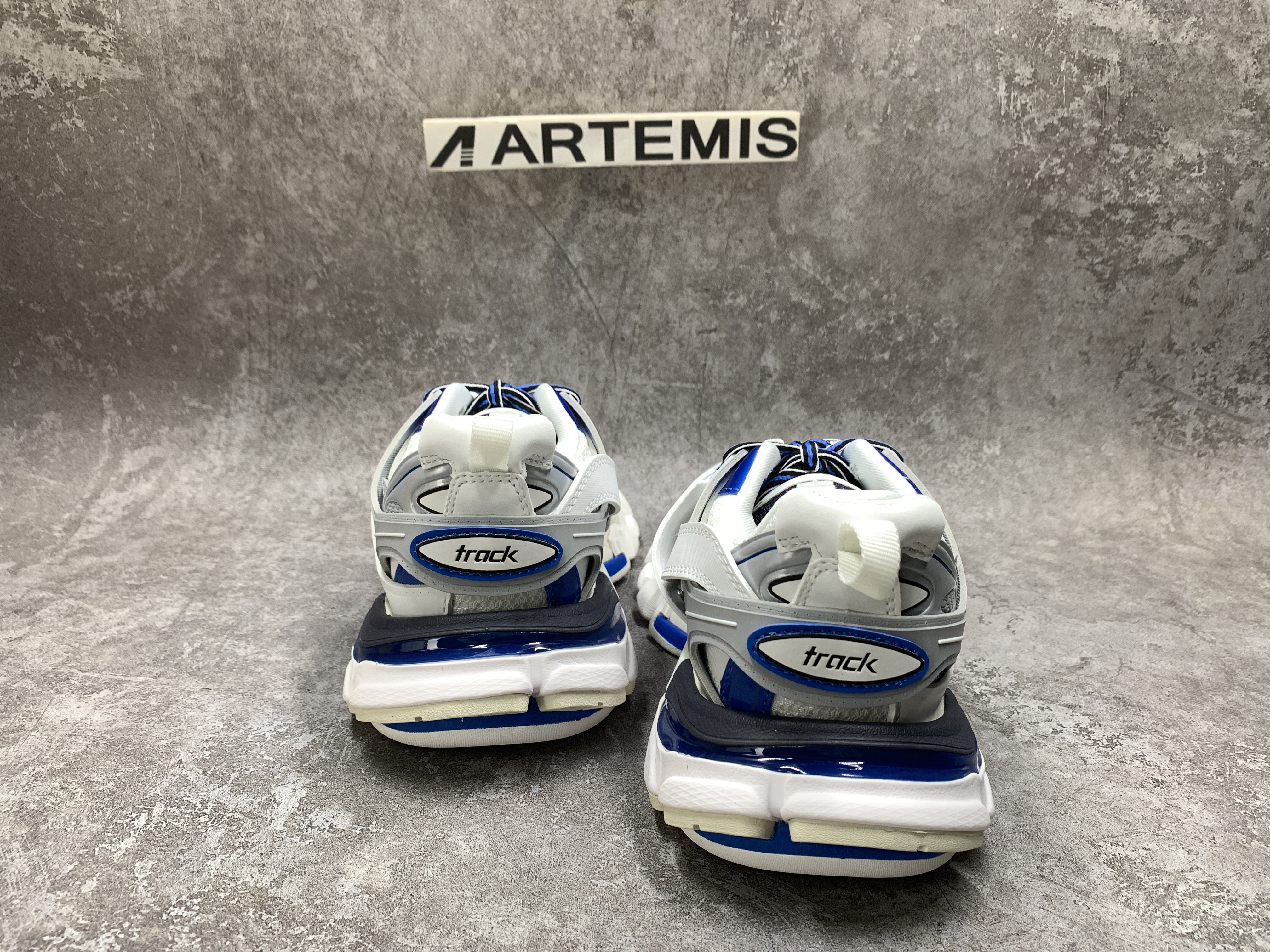 Balenciga Track White Blue