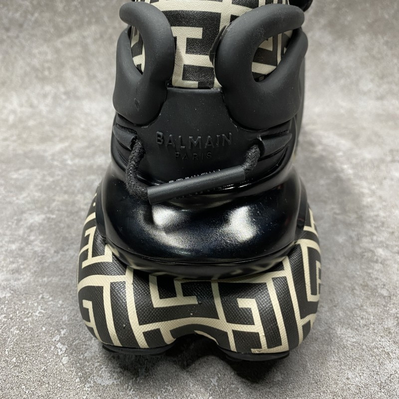 Balmain Unicorn Monogram Neoprene Low-Top Sneakers