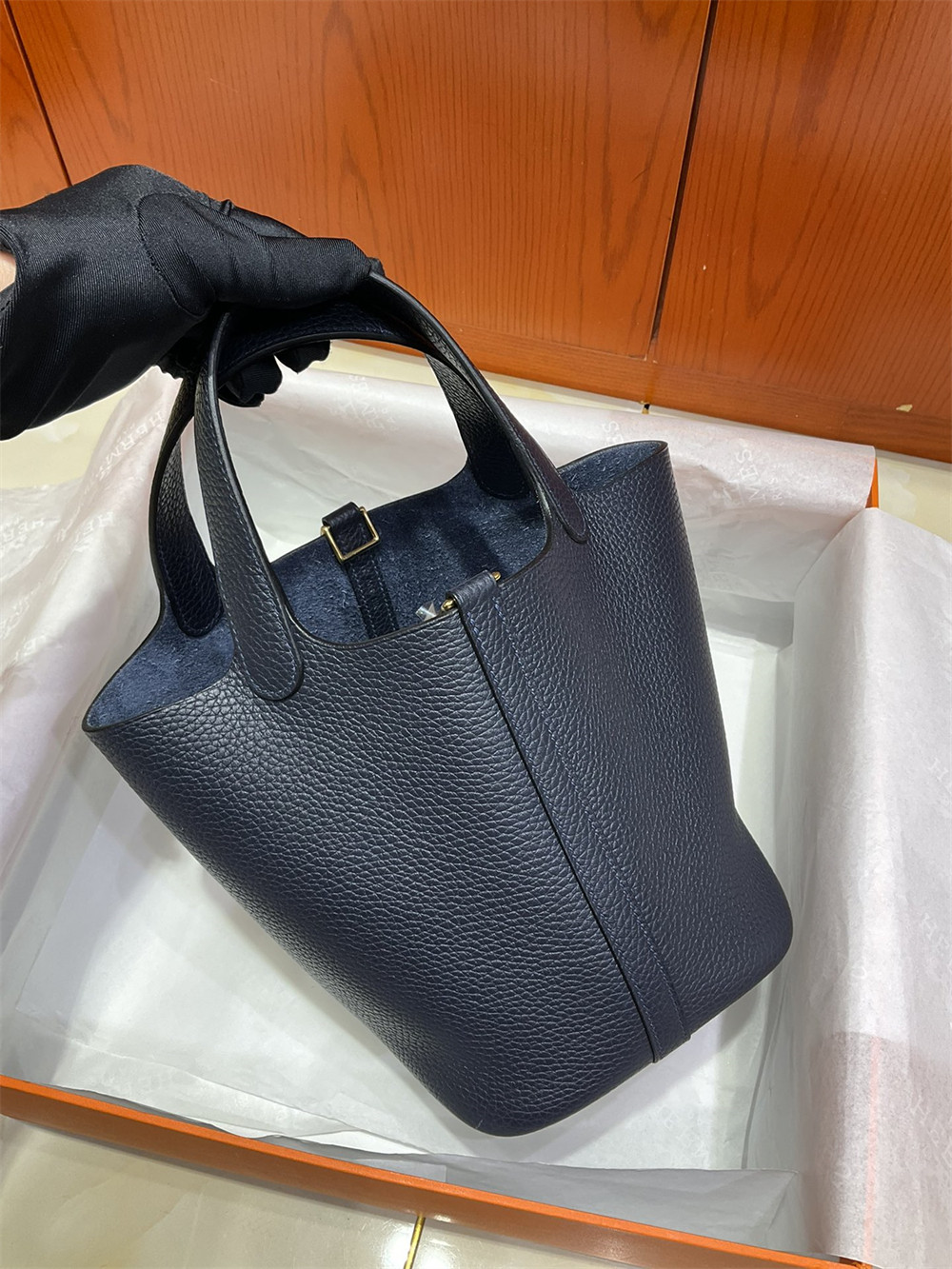 Hermès Picotin 18cm midnight blue without original box