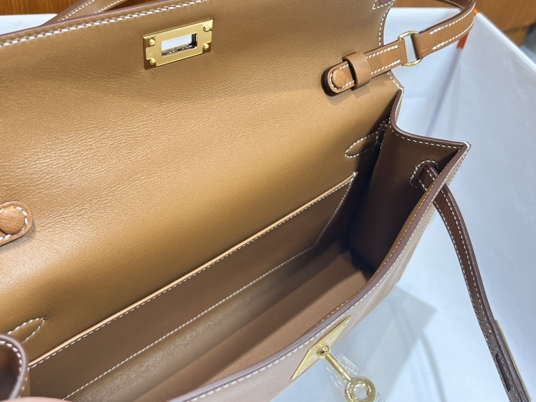 Hermès Kelly Elan Epsom16x27.8x4cm