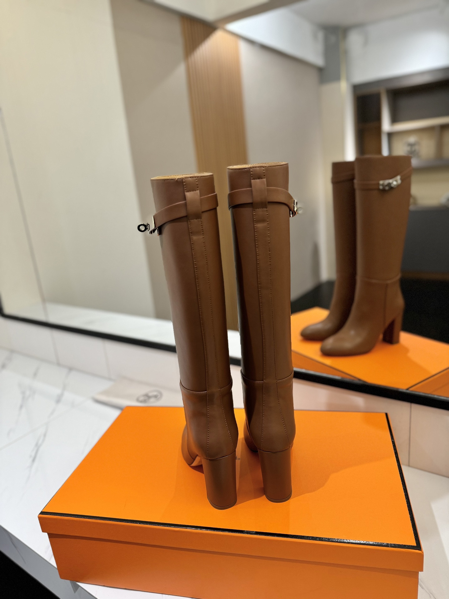 UA Hermès Jumping Boots (Heel height 8.5cm)