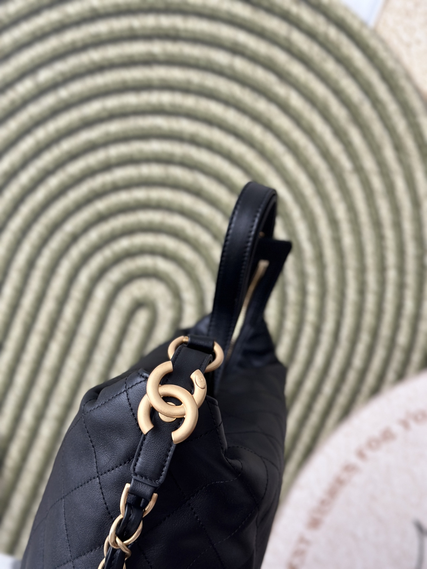 Ch*el large backpack as5523 33.5x28x10.5cm